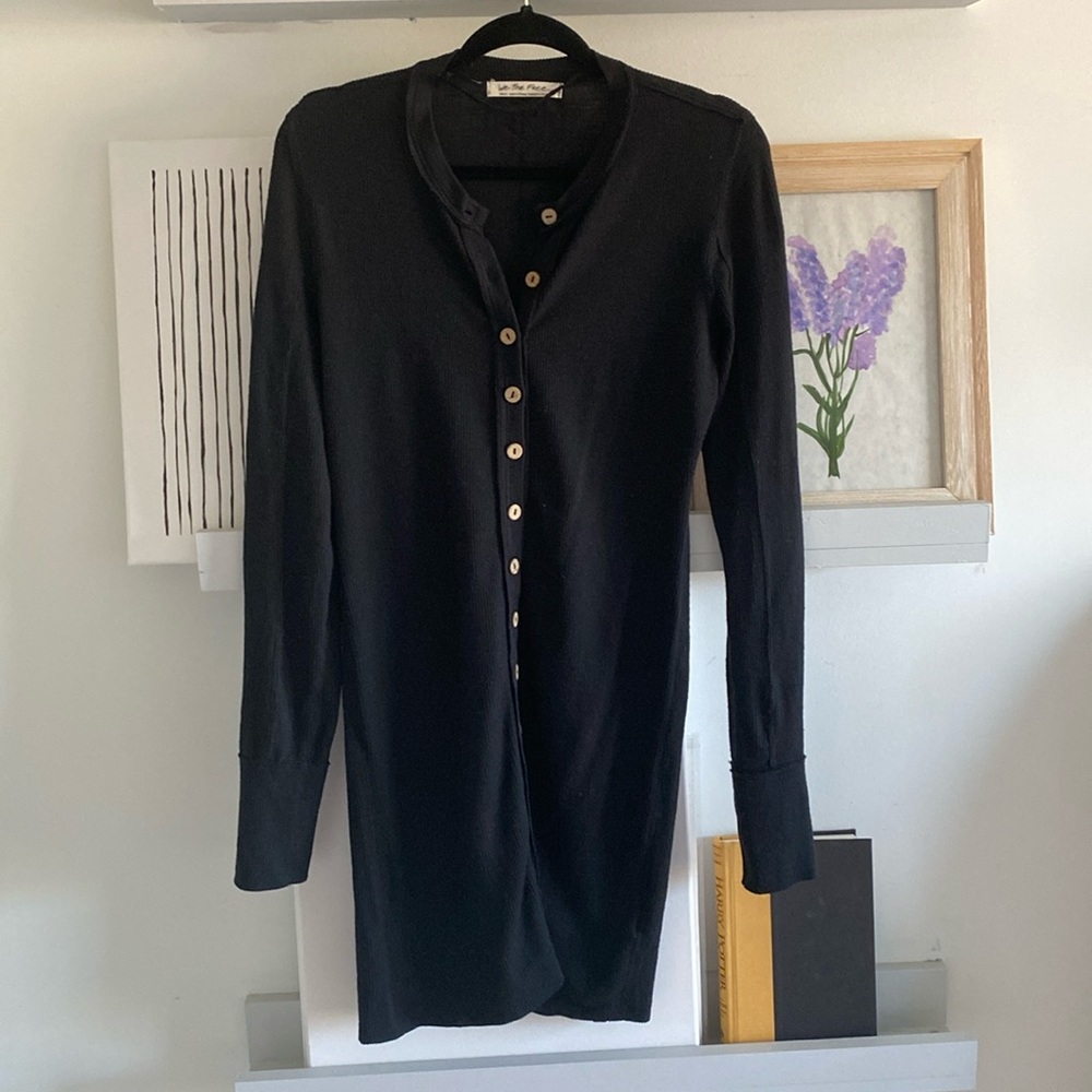 We the Free ribbed button down dress small